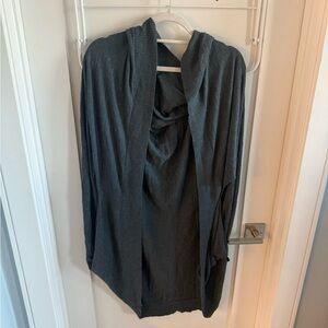 Lululemon Athletica Charcoal Open Cardigan